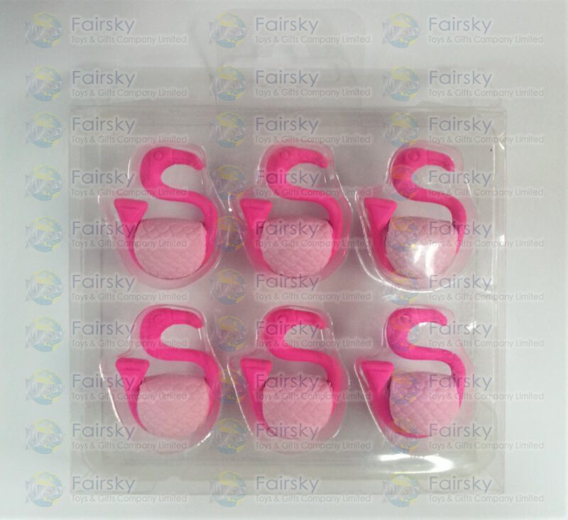 Flamingo Erasers Set