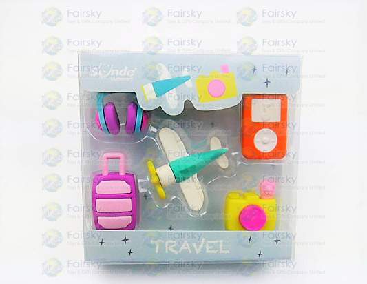 Travel Kit Erasers Set