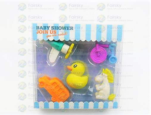 Travel Erasers Set