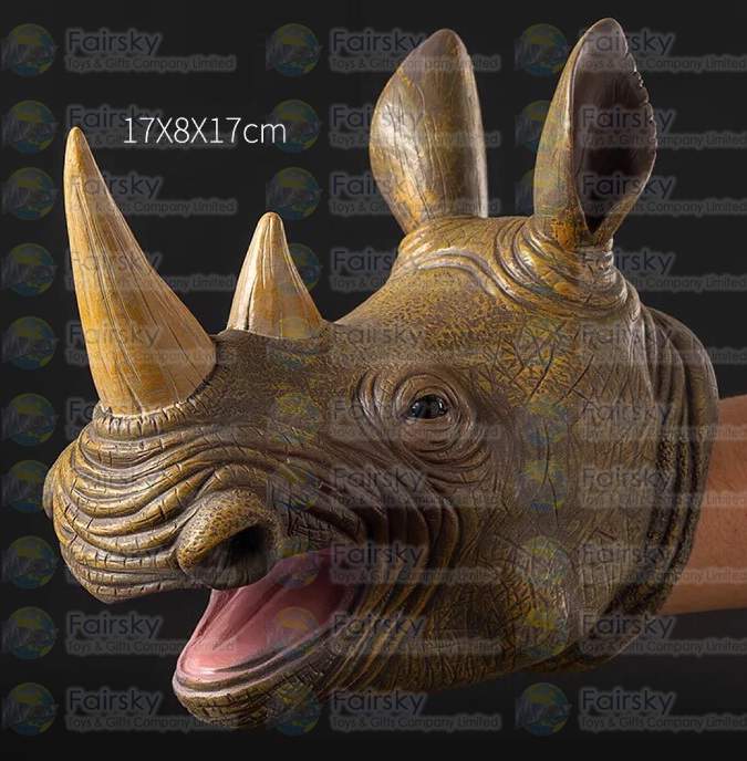 Rhinoceros Hand Puppet