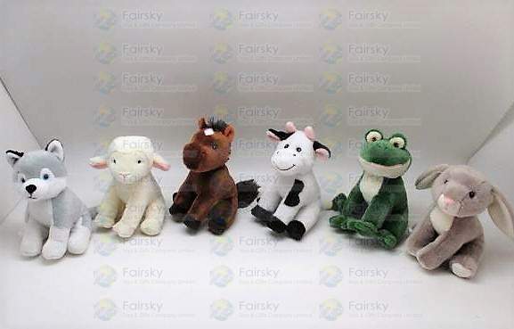 16cm Farm Animals 6 Assorted