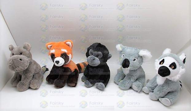 20cm Animals Plush Doll 6 Assorted